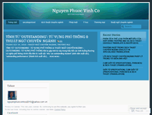 Tablet Screenshot of nguyenphuocvinhco.com